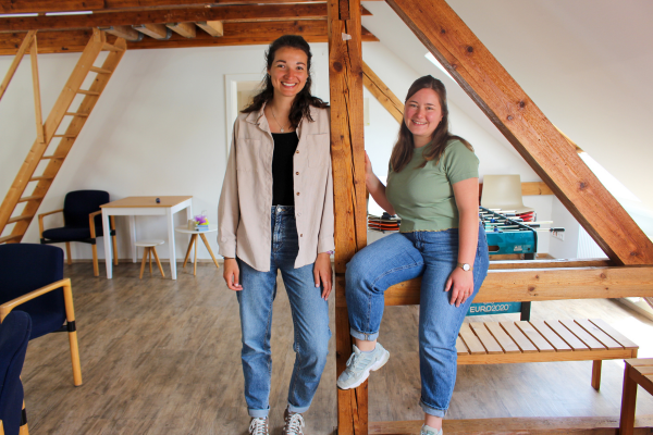 Gruppenleiterinnen Nele Haberstumpf und Hannah von Rüden